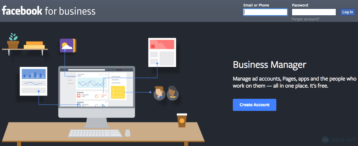 How To Create a Facebook Business Manager Account Step 01