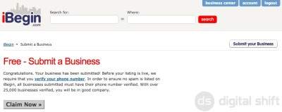 How to submit a business to iBegin.com-7